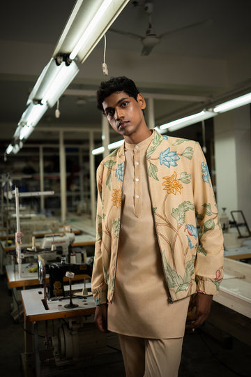 BHOOMI BOMBER WITH MATCHING KURTA PAJAMA SET