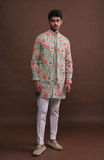 Marina Bandi with matching kurta and white pajama set