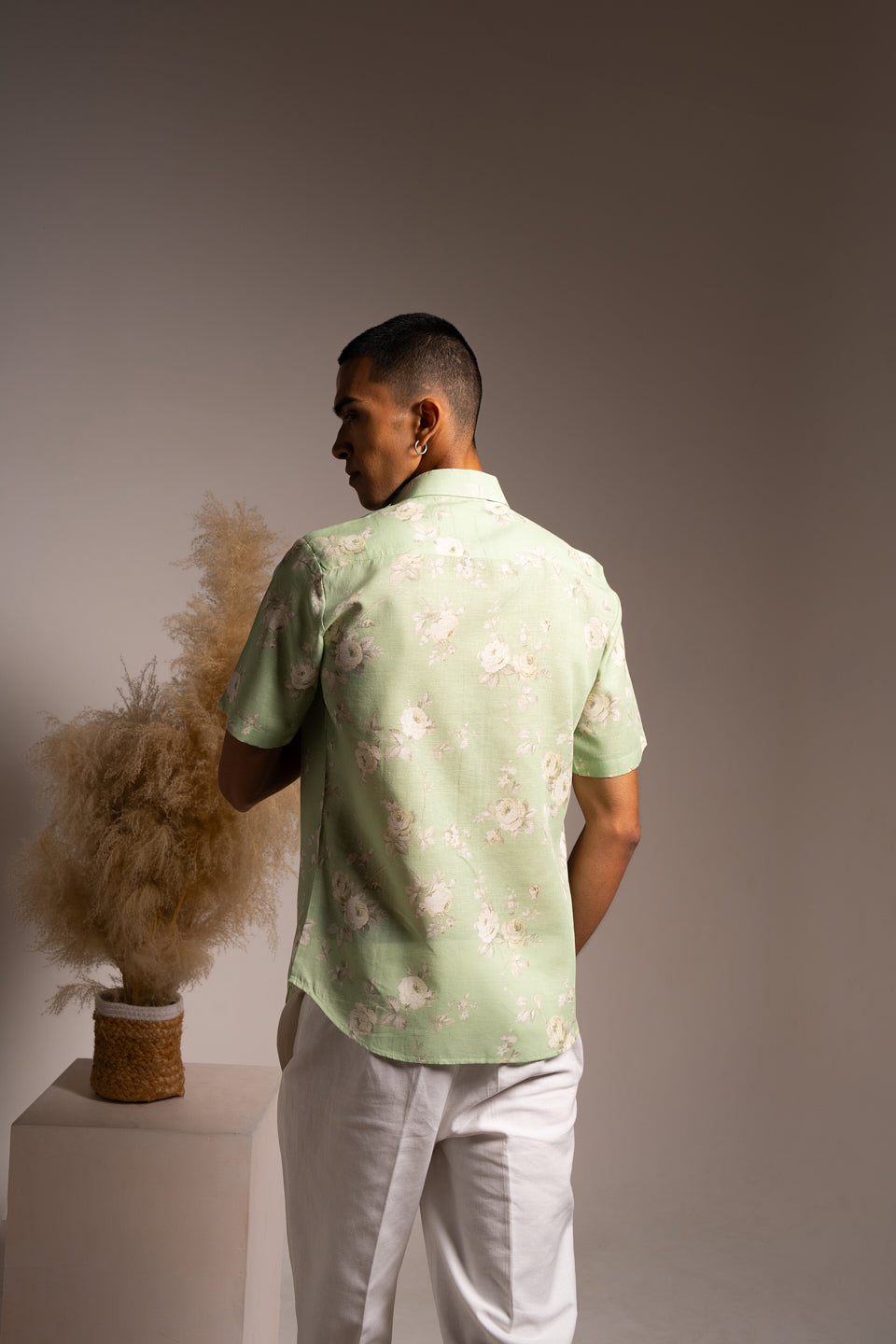 Mint Gulab Shirt - RTS