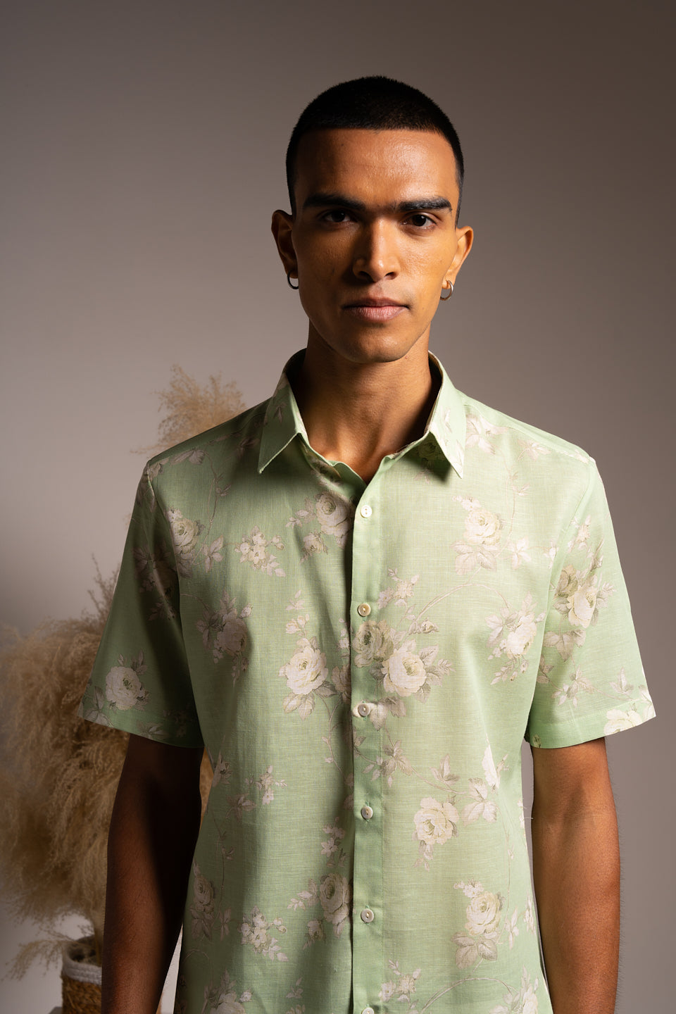 Mint Gulab Shirt