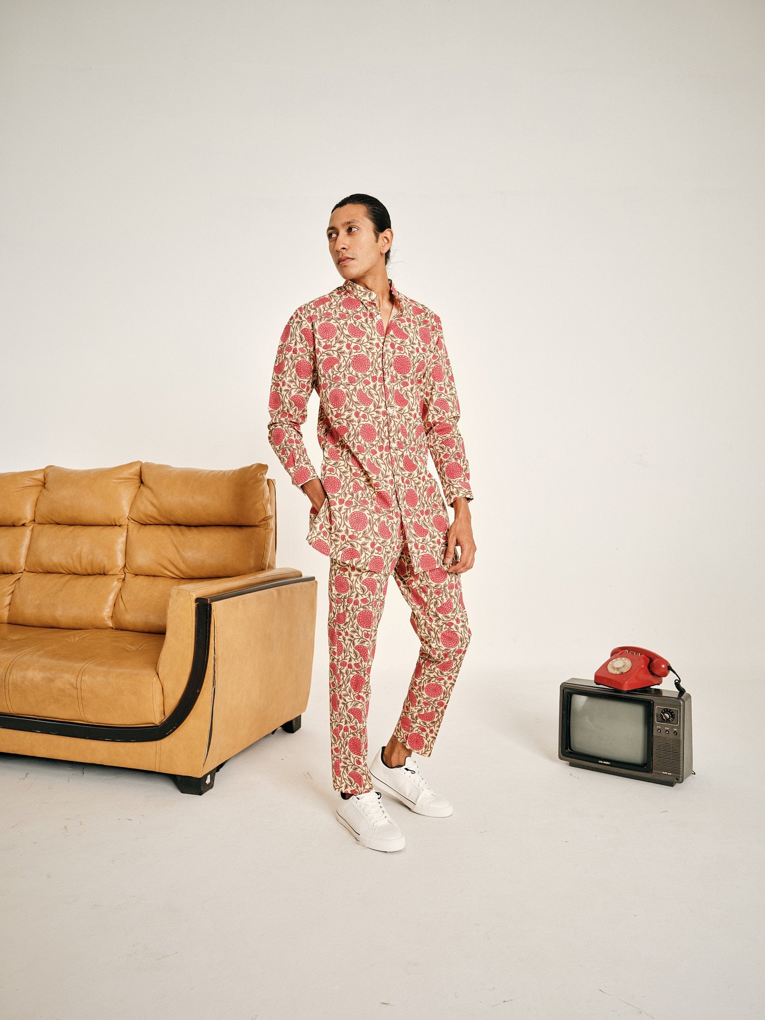 Afreen Cotton Kurta Pajama Set - RTS