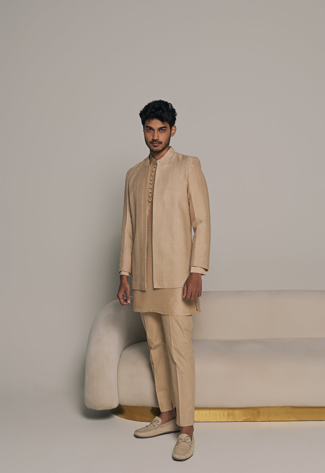 Imperial Open Bandhgala with matching Kurta pajama
