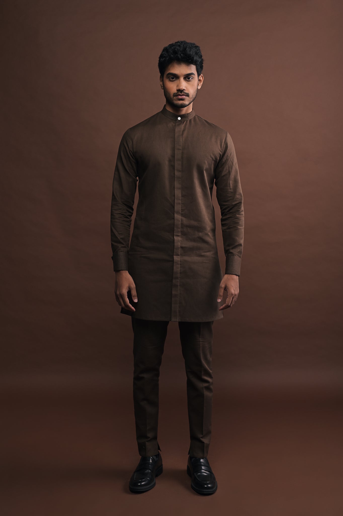 Mocha Kurta and Pajama