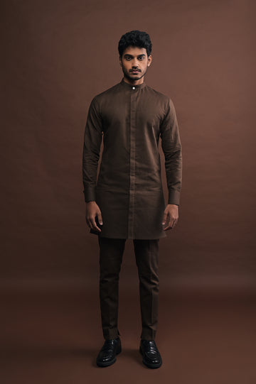 Mocha Kurta and Pajama