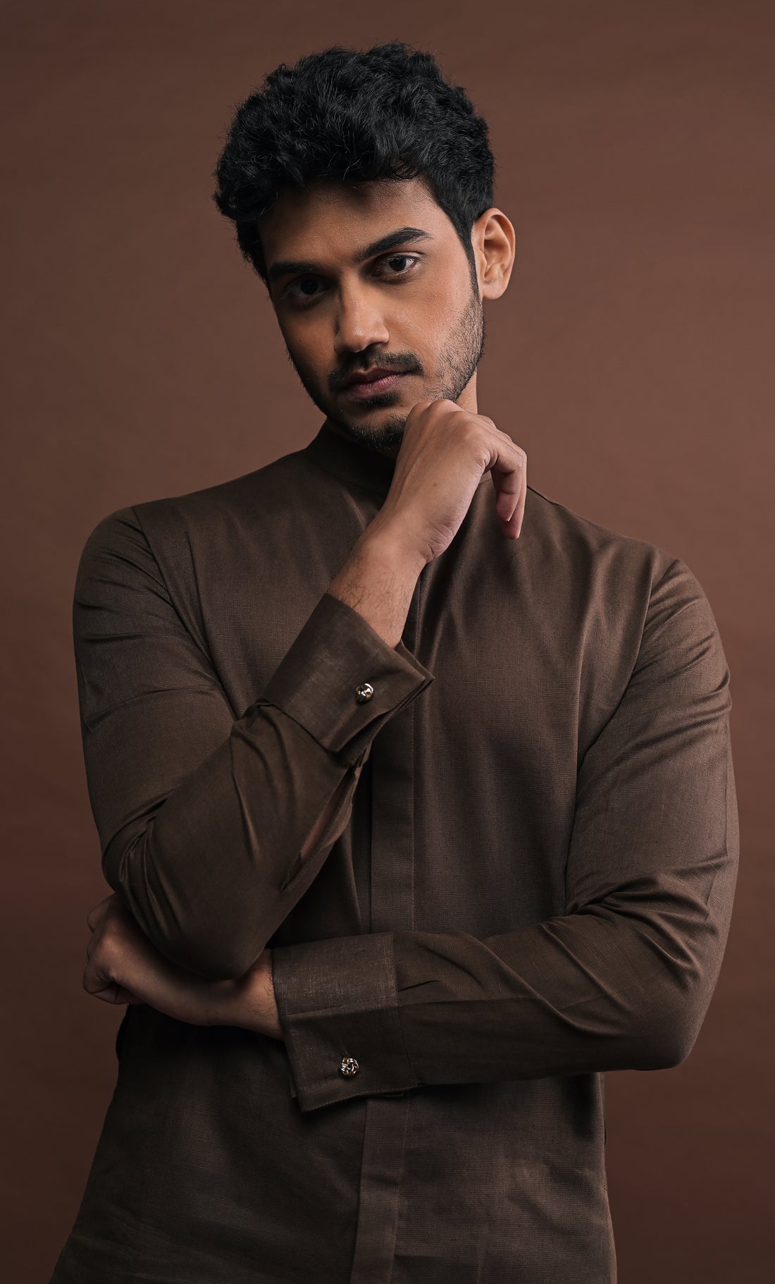 Mocha Kurta and Pajama