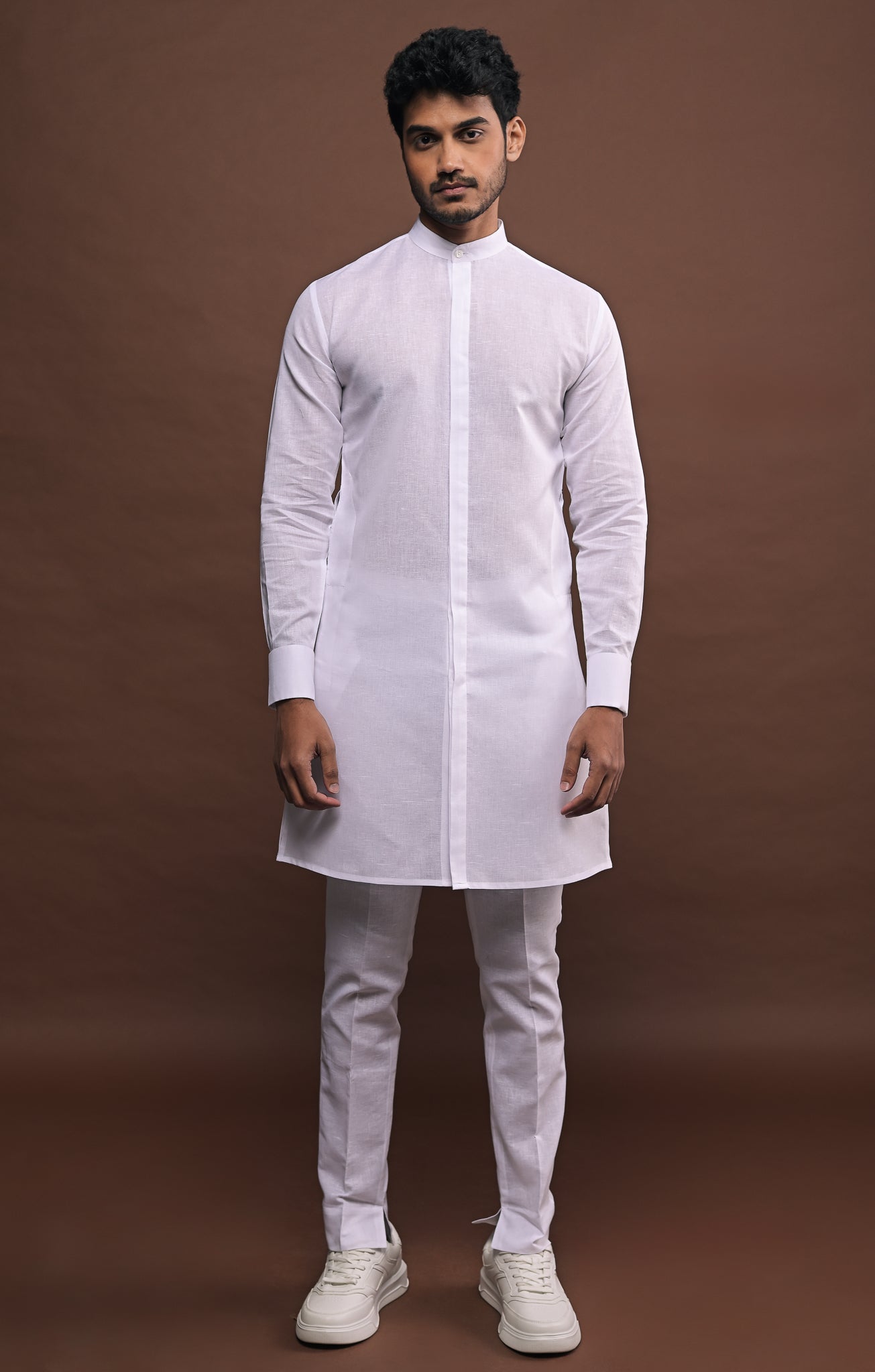 White Kurta Pajama Set