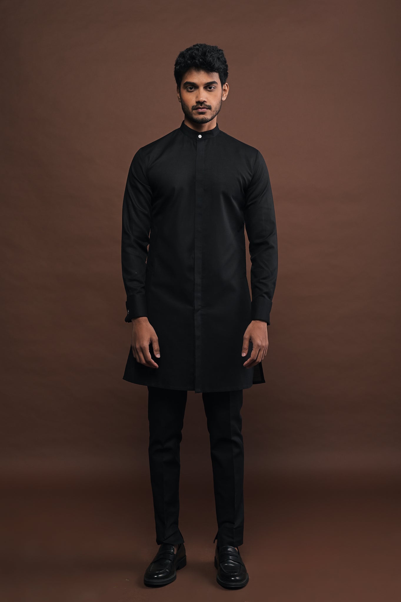 Black Kurta Pajama Set
