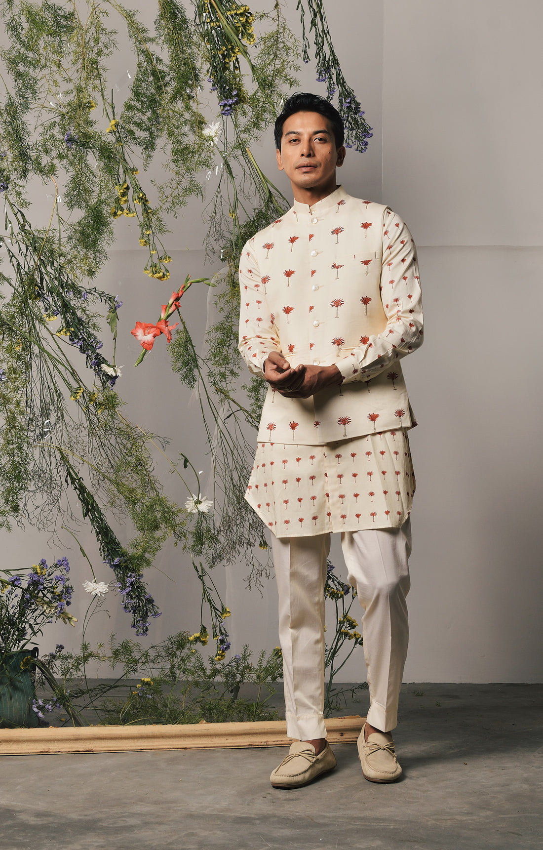 CHERRY PALMA EMBROIDERED BANDI