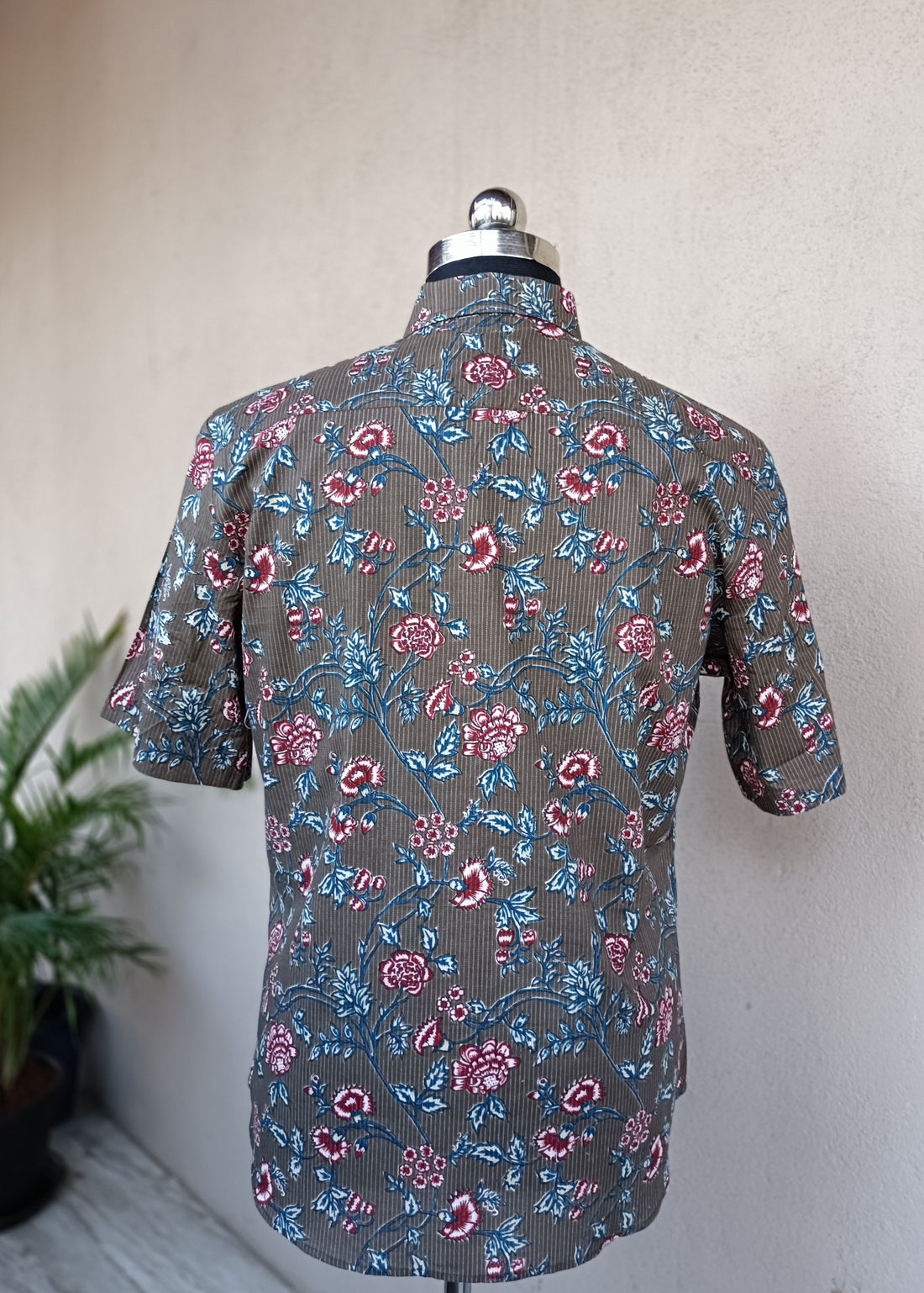 Khaki Brindavan Shirt