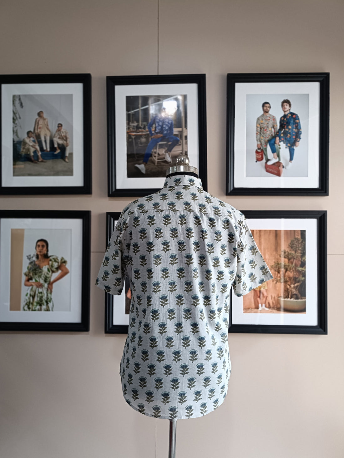 Steel Blue Bagh Shirt