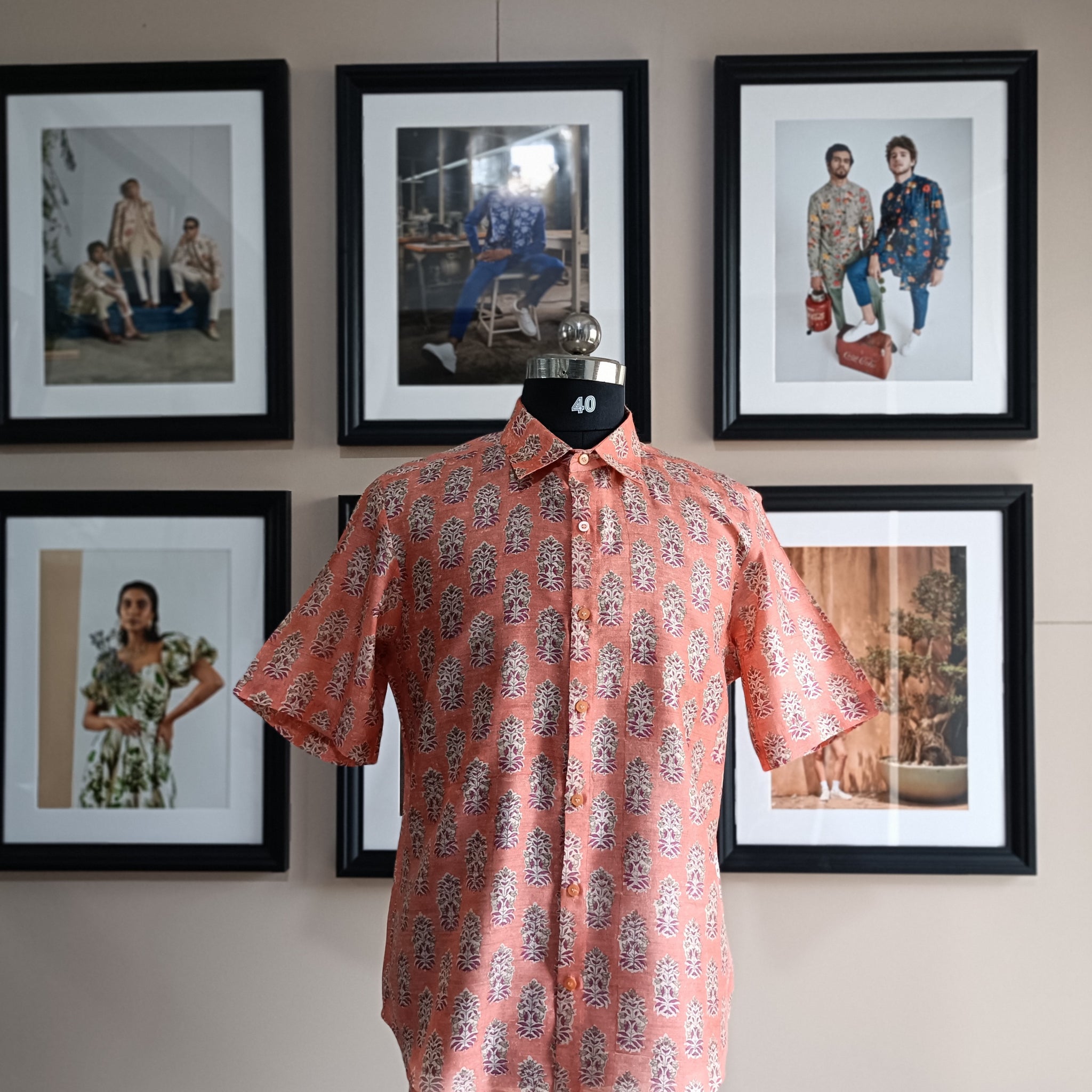Rose Motif Shirt
