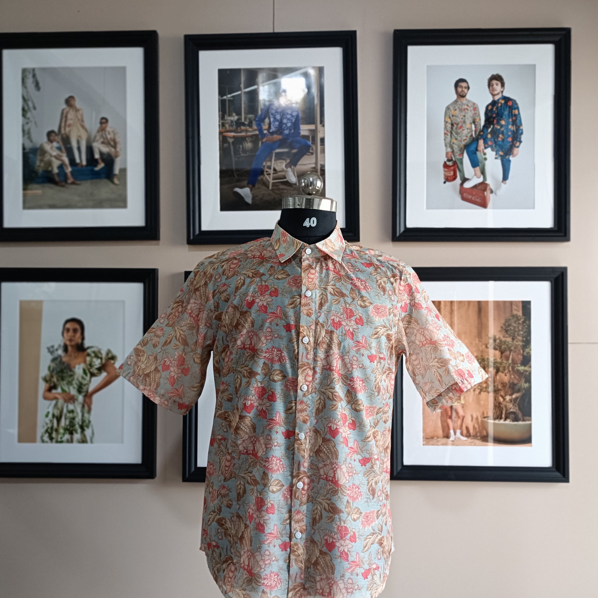 Monet Chanderi Cotton Shirt