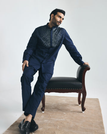 Blue Trouser Style Pajama