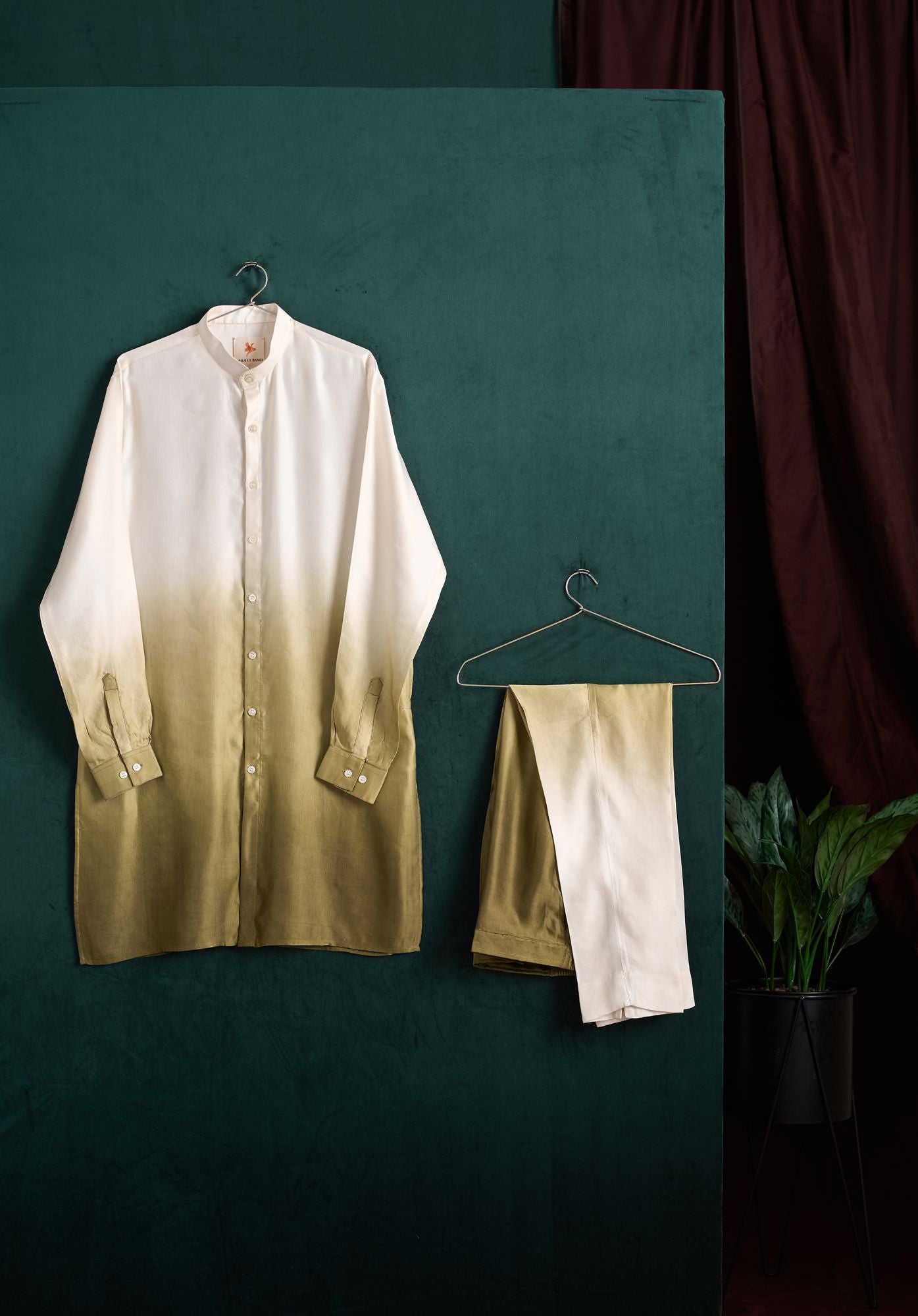 MOSS OMBRE KURTA PAJAMA SET