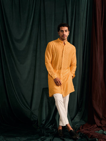 HONEY MARIGOLD KURTA PAJAMA SET