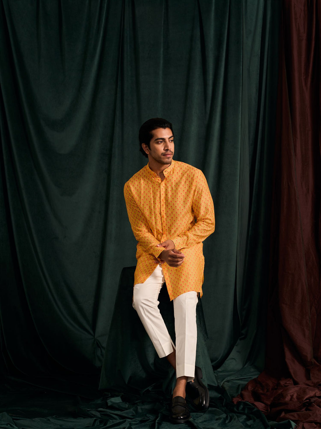 HONEY MARIGOLD KURTA PAJAMA SET