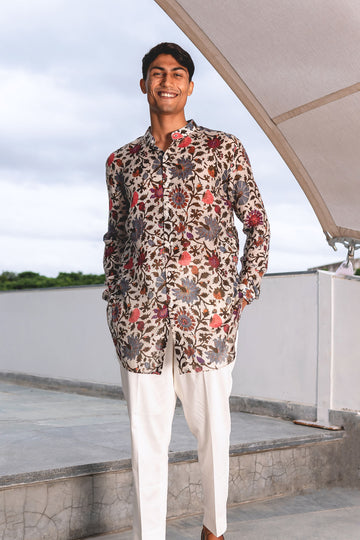 Pearl Ren Cotton Shirt Kurta