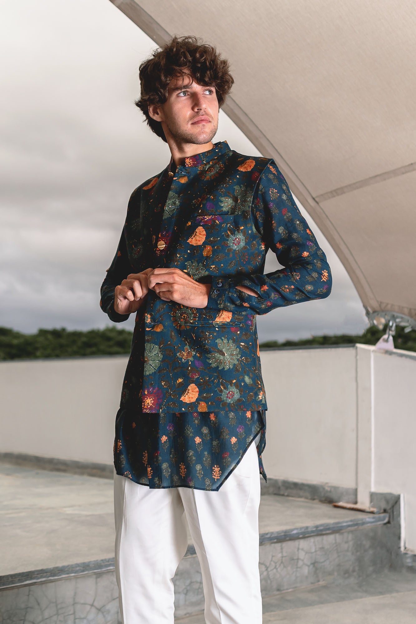 Peacock Ren Cotton Bandi