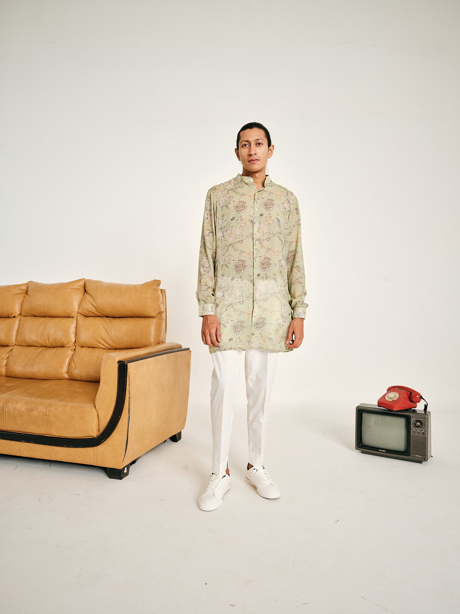 Pista Gulfam Kurta Pajama Set