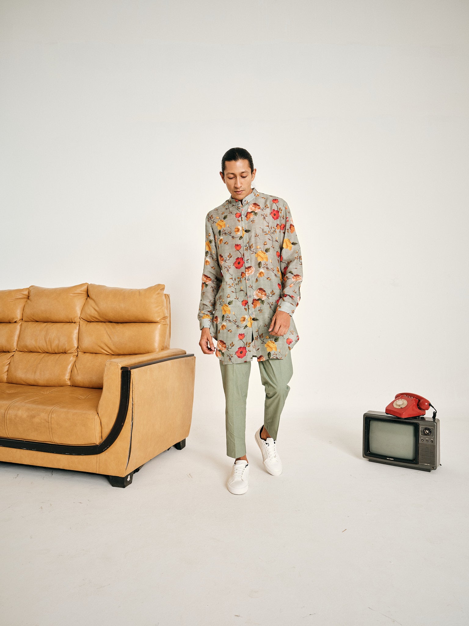 Dusk Flora Kurta Pajama Set