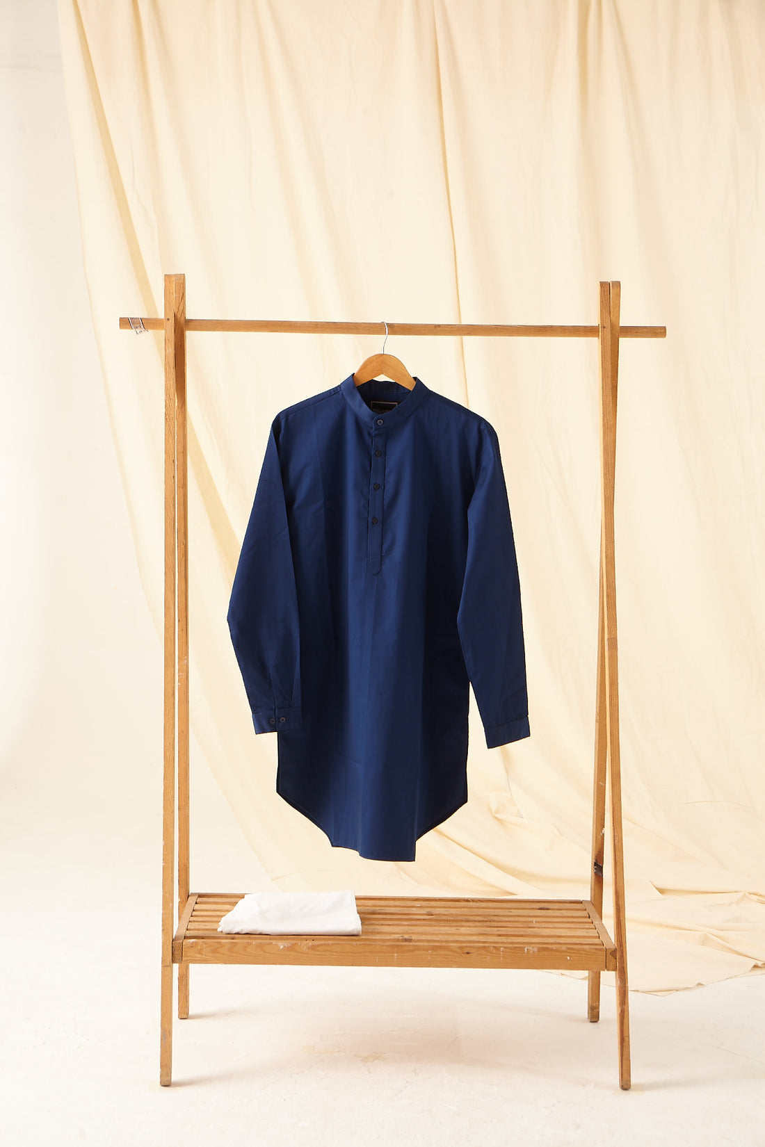 Navy Kurta Pajama Set