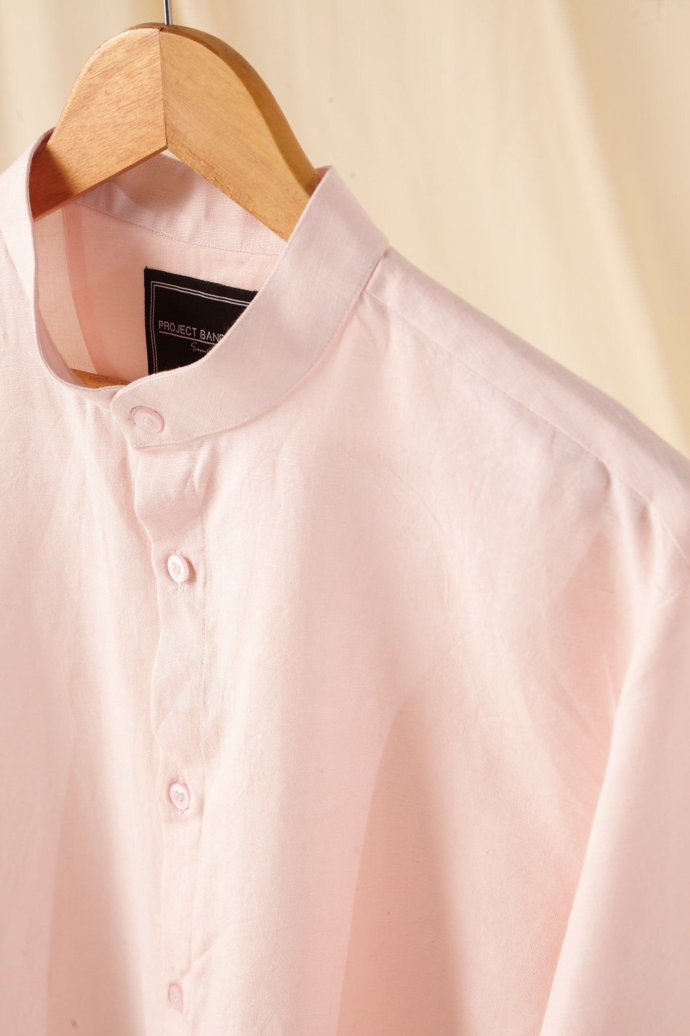 The Pink Linen Kurta Pajama Set