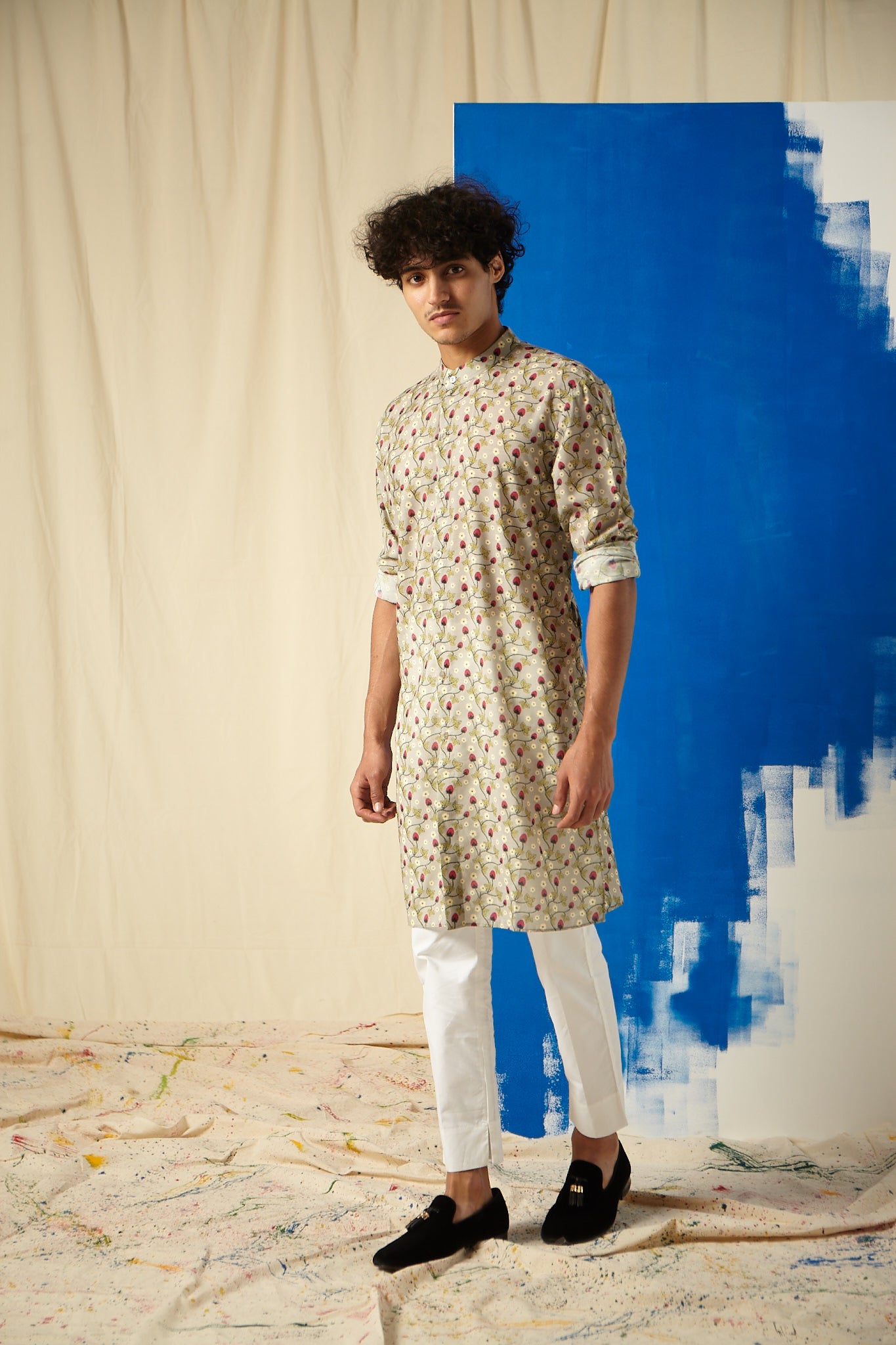 The Strawberry Fields Cotton Kurta Pajama Set